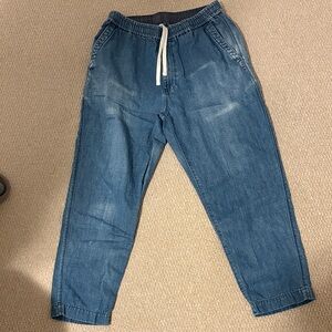 Relaxed Fit Blue Denim Jeans for Men